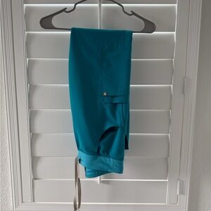 Teal Scrub Pants FIGS kade